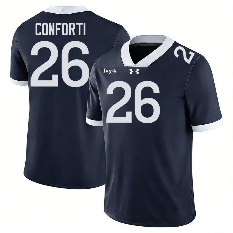 Yale Bulldogs #26 Nick Conforti College Football Jerseys,Uniforms Stitched-Navy